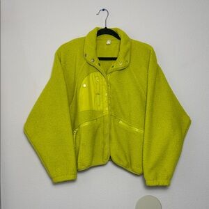 FP Movement Lime Green Hit the Slopes Fleece Jacket